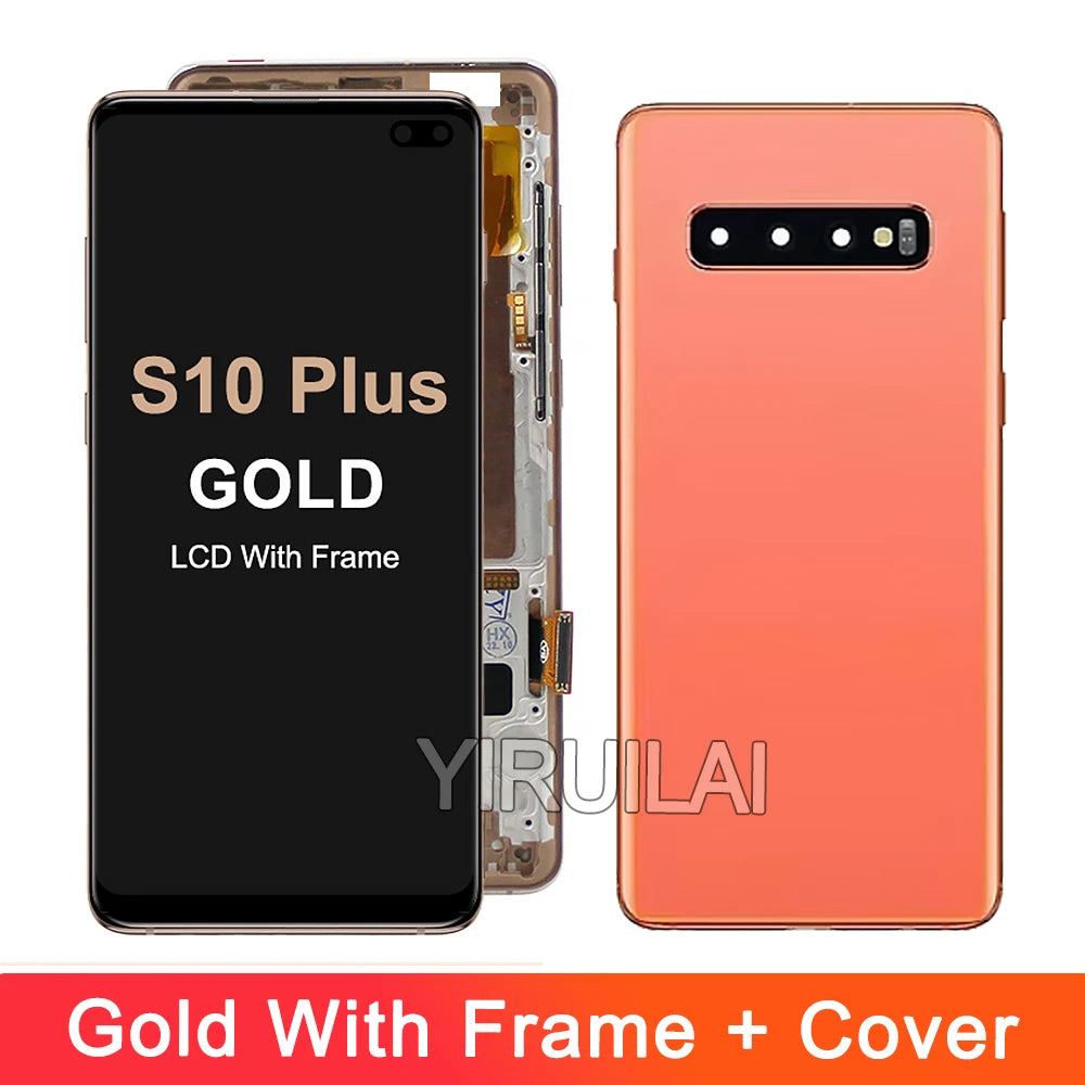 Pantalla TFT LCD con Marco y Digitalizador Táctil para Samsung Galaxy S10 Plus (G9750/G975F) (Reemplazo)