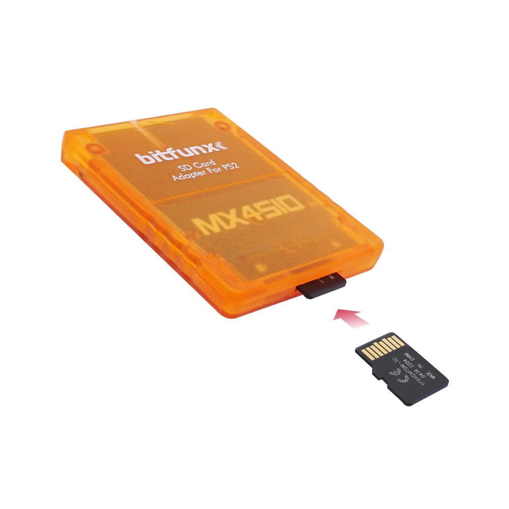 Adaptador Lector Tarjeta SD/TF Bitfunx MX4SIO SIO2SD para Consola PS2 PlayStation 2