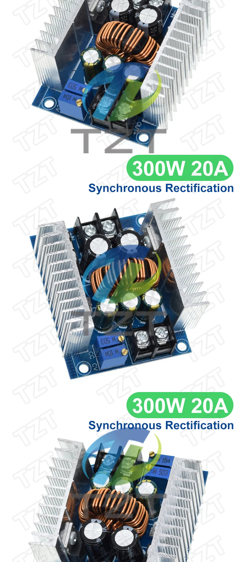 Módulo Convertidor Buck DC-DC 300W 20A Step-Down Corriente Constante Driver LED