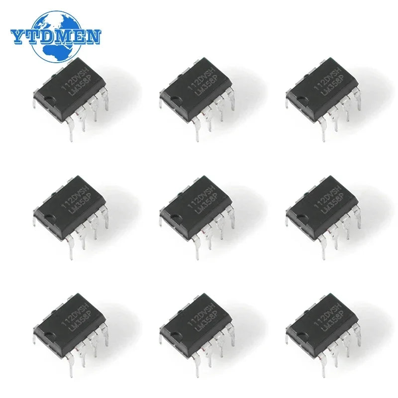 Lote 10/50 Pcs Amplificador Operacional LM358P (LM358) DIP-8 Chip IC Kit