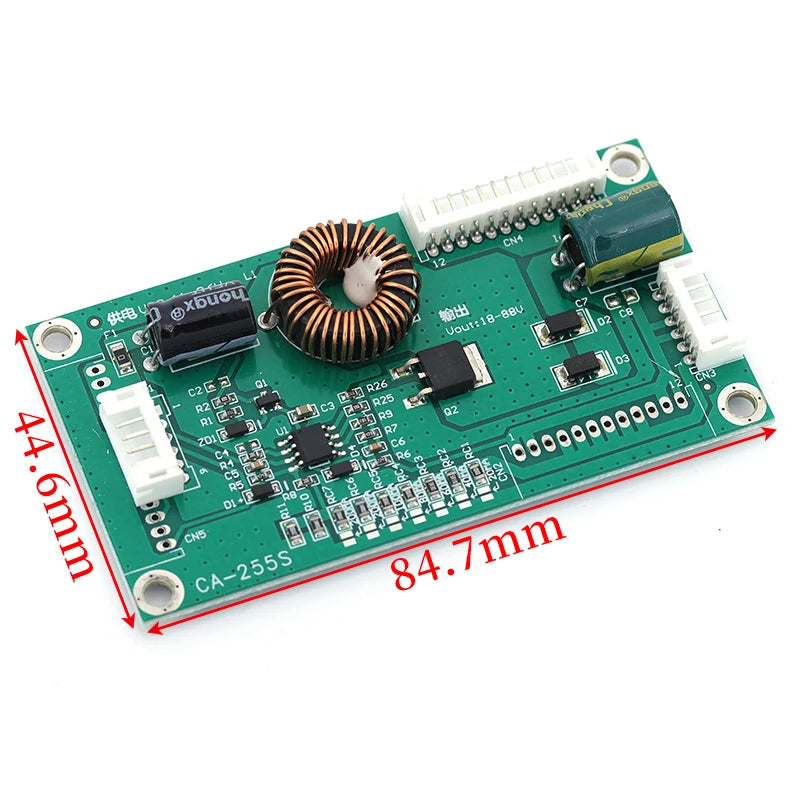 Placa Driver Backlight LED Universal CA-255S 10-48" Inverter Boost Módulo Step-Up