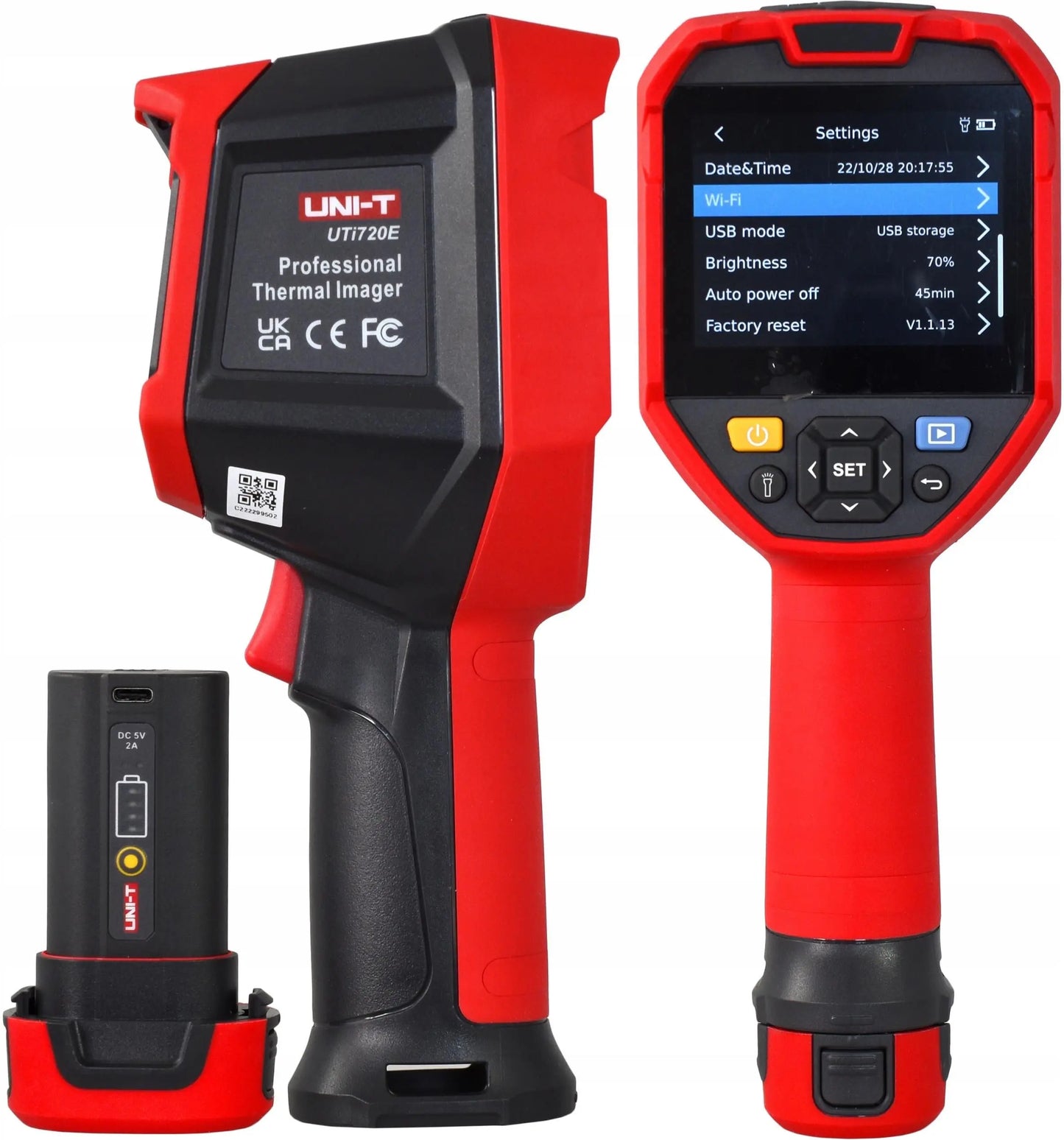 Termógrafo Infrarrojo Profesional Mejorado UNI-T UTi720E - Cámara Térmica Testeo Industrial/Circuitos PCB/Calefacción Suelo