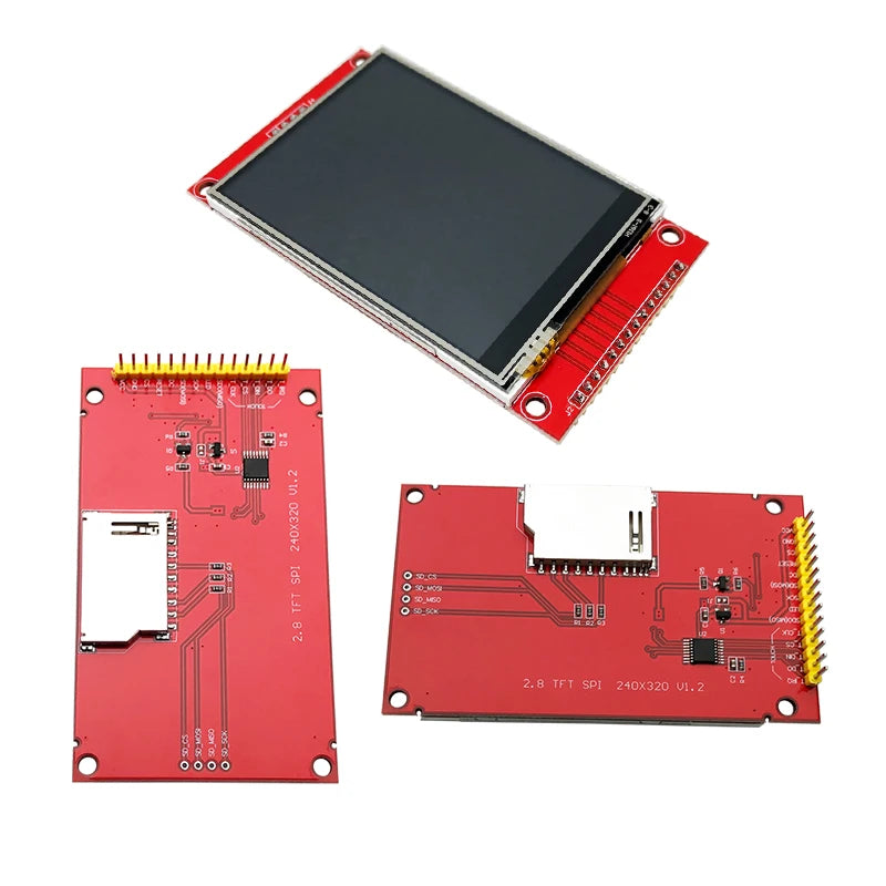 Módulo Display Pantalla TFT LCD Puerto Serie SPI 2.8" Driver ILI9341 HD Táctil 240x320
