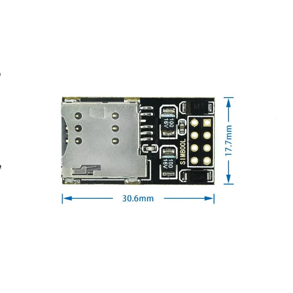 Módulo GSM/GPRS SIM800L (Quad-Band, Serial TTL) para Tarjeta SIM compatible ESP8266/ESP32
