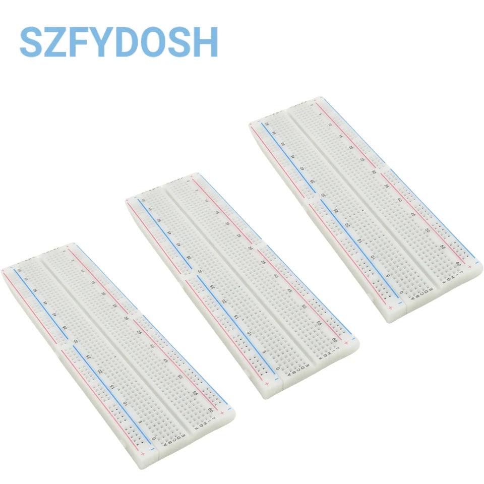 1-10PCS Breadboard 830 Point PCB Bread Board MB-102 Prototype PCB Solderless Breadboard Protoboard Circuit PCB DIY Kit