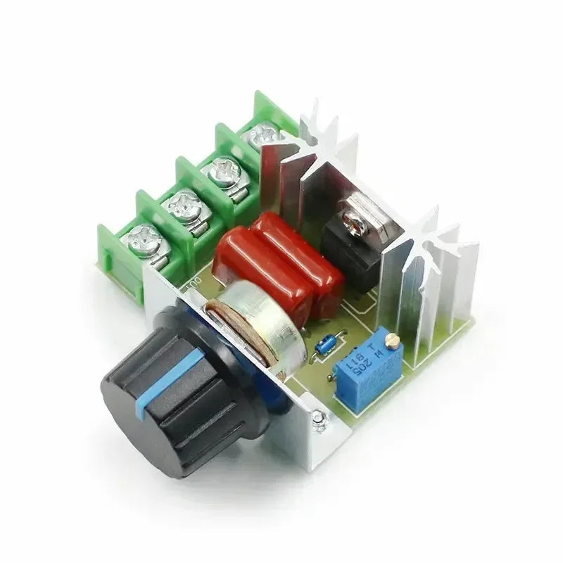 Controlador Velocidad Motor AC 110V/220V 2000W/4000W SCR Regulador Voltaje Dimmer Termostato Alta Potencia