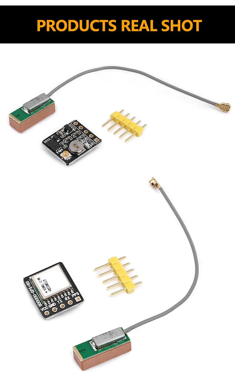 Módulo GPS/BDS ATGM336H (Modo Dual) para Control Vuelo/Navegación Satelital (Reemplazo NEO-M8N/6M, Arduino)