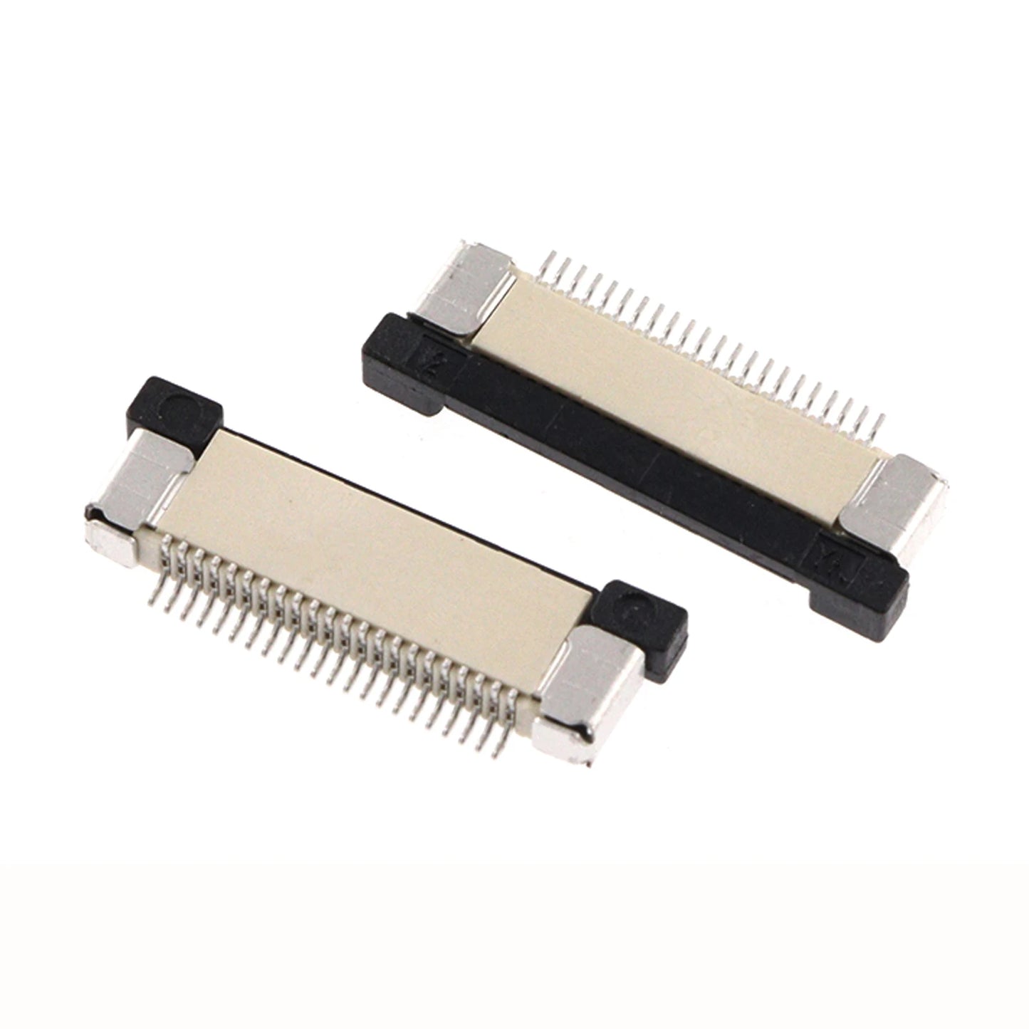 10pcs 0.5mm Pitch FPC Flat Flexible Cable FFC Connector 4P 5 6 8 9 10 12 14 16 20 22 24 30 32 34 40 45 50 60 Pin Top Contact SMT