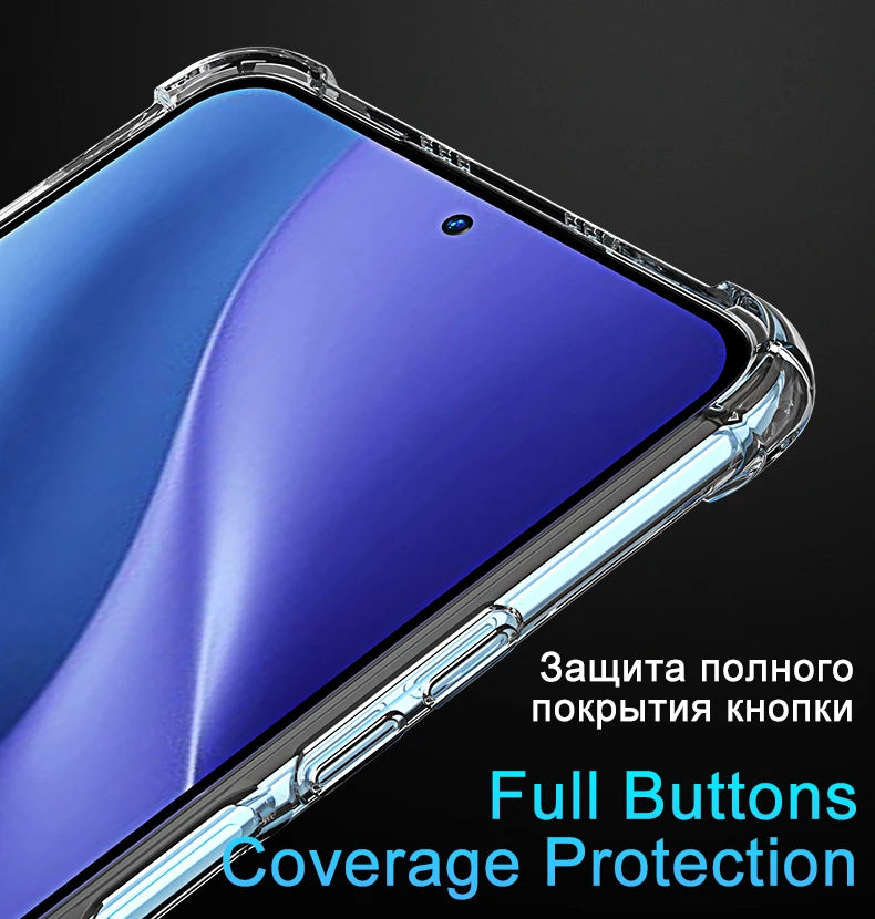 Funda Carcasa Silicona Transparente Anti-Golpes (Airbag) para Xiaomi Redmi Note 7-10S / 7A-9C / Poco F3/X3 Pro NFC