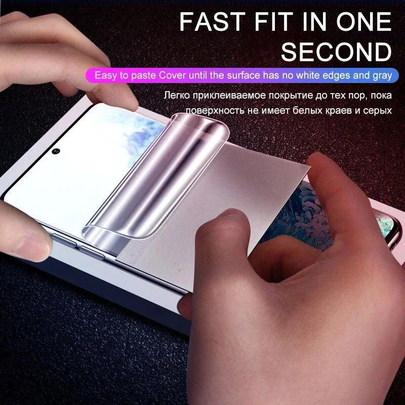 Film Hidrogel Protector Pantalla para Samsung Galaxy S8-S10 Plus/FE / S20-S24 Ultra / Note 9/10/20 Plus (5 Unidades)