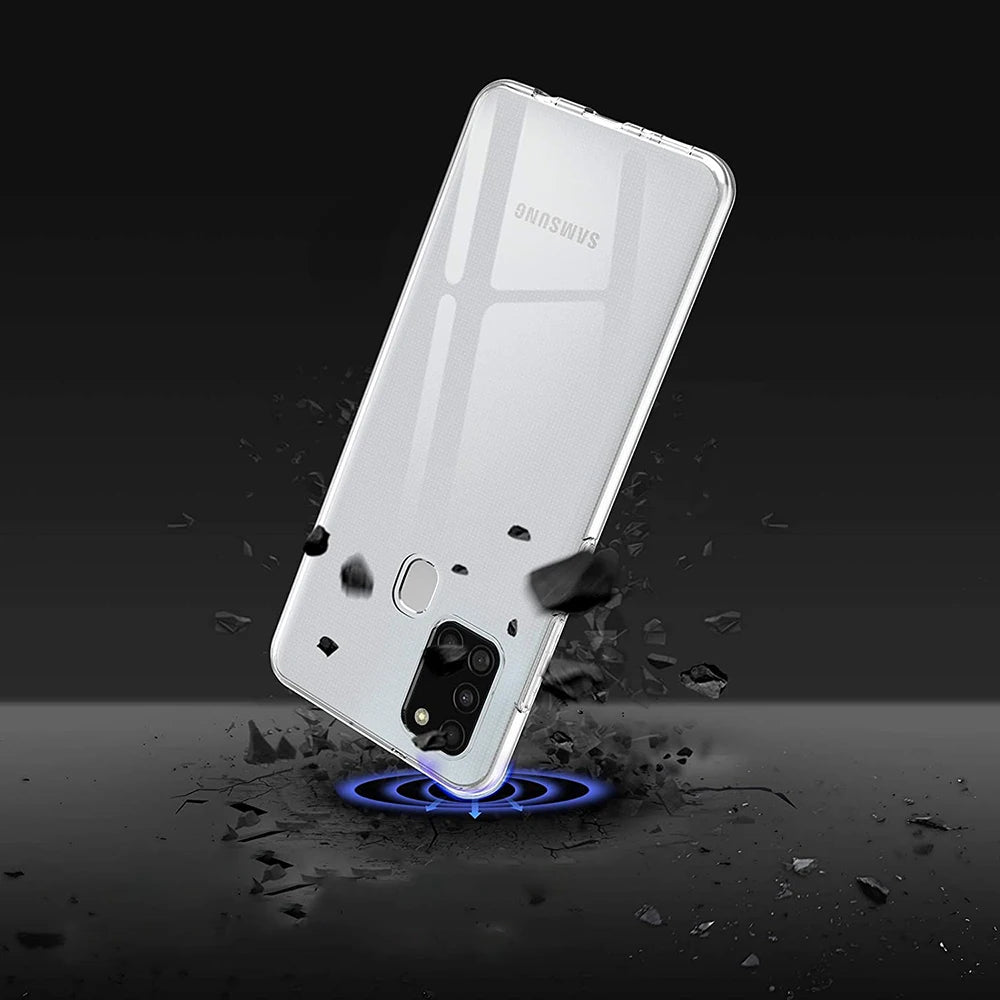 Funda Carcasa TPU Suave Transparente Anti-Golpes para Samsung Galaxy A01 Core/A11/A21/A21S/A31/A41/A51/A71