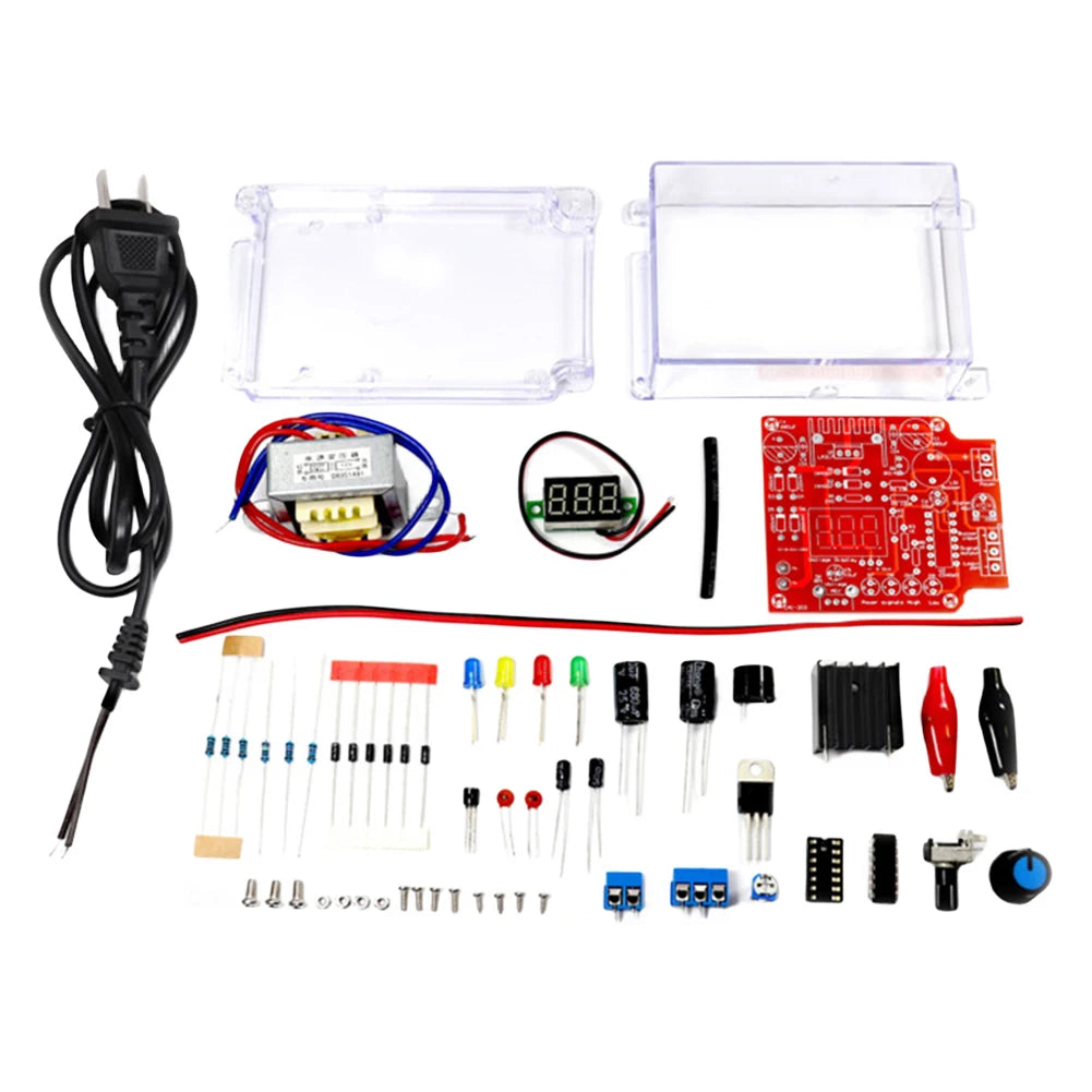 Kit DIY Regulador Voltaje Ajustable LM317 Fuente Alimentación DC