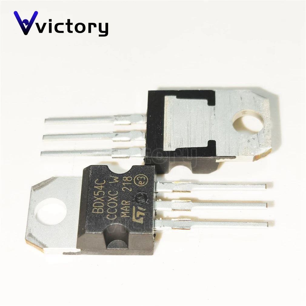 Lote 10 Pcs Transistor Darlington TO-220 (BDX53A/B/C/F NPN, BDX54A/B/C/F PNP)
