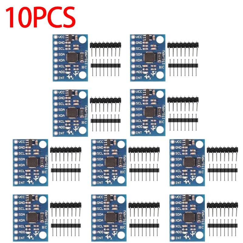 Módulo Sensor Giroscopio Analógico 3 Ejes + Acelerómetro GY-521 (MPU-6050) para Arduino DIY Kit
