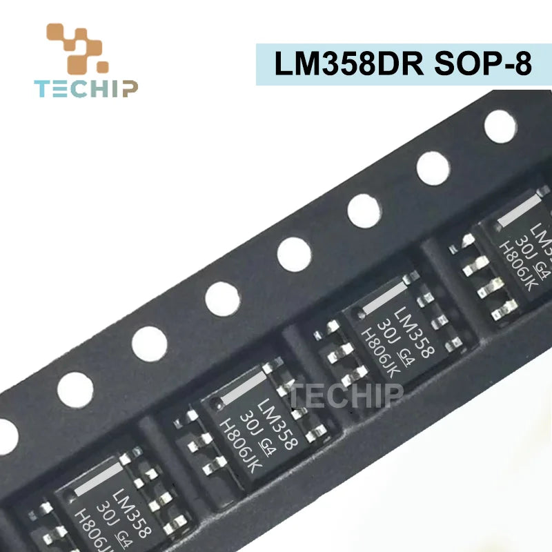 Lote 20/50 Pcs Amplificador Operacional Dual LM358DR (LM358) SOP-8 SMD
