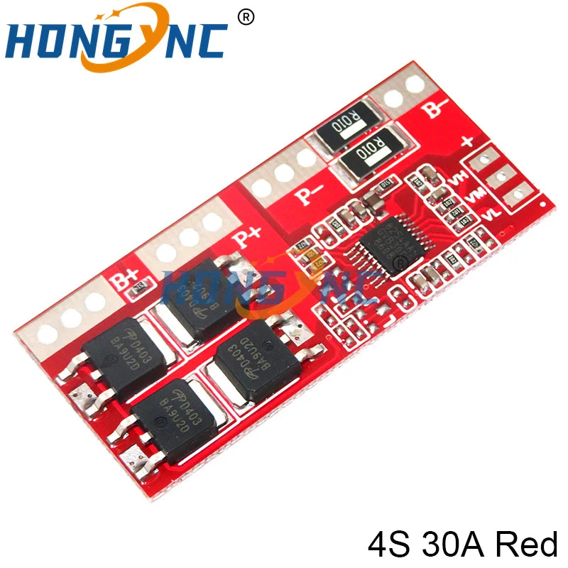 1S 2S 3S 4S 3A 20A 30A Li-ion Lithium Battery 18650 Charger PCB BMS Protection Board For Drill Motor Lipo Cell Module