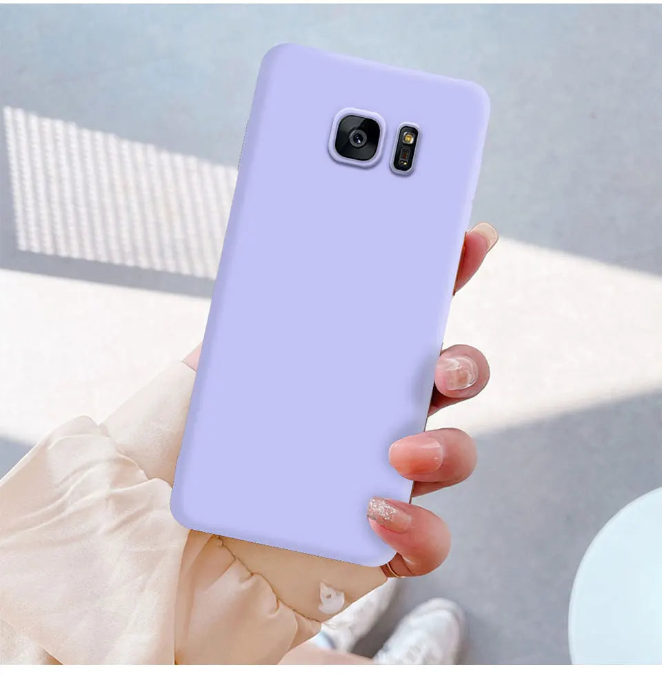 Funda Carcasa Silicona Mate para Samsung Galaxy S7 / S7 Edge (Coque)