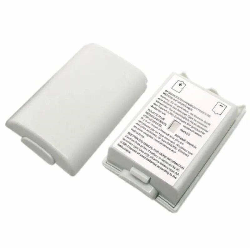 Tapa Cubierta Trasera Batería AA Repuesto para Control Inalámbrico Xbox 360 (10 Unidades)