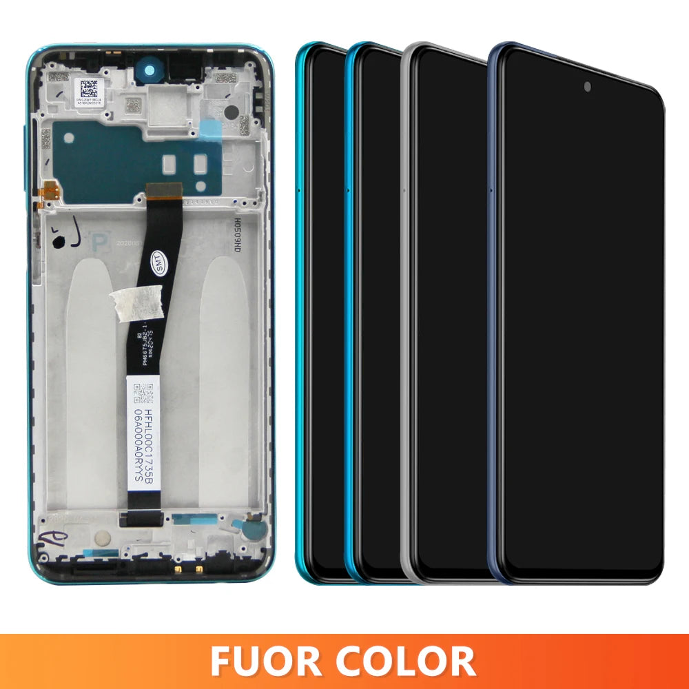 Screen for Xiaomi Redmi Note 9S Lcd Display Digital Touch Screen for Redmi Note 9pro M2003J6B2G M2003J6A1G Display Replacement