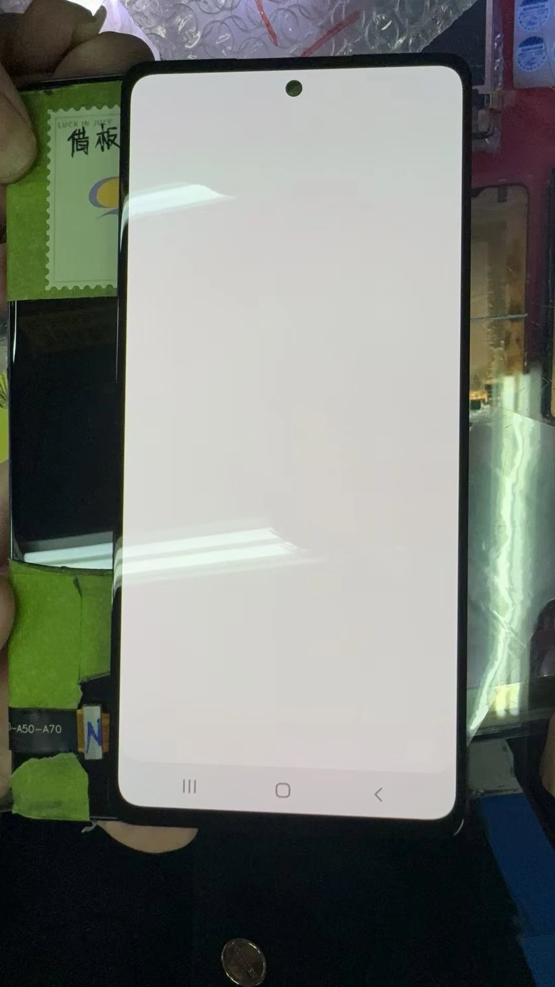 Pantalla LCD de 6,5 pulgadas Super AMOLED con defectos de quemadura para Samsung S20 FE, digitalizador de pantalla táctil de repuesto para pantalla Samsung G780 G781