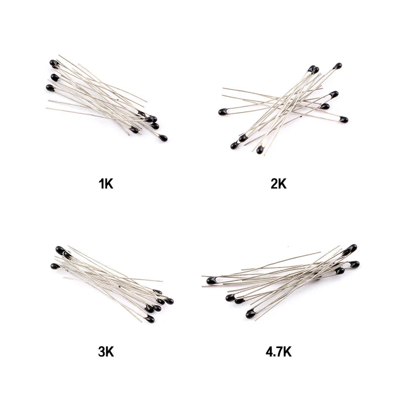 Kit Termistor NTC MF52AT (1K-100K Ohm, 5%) (100 Unidades)