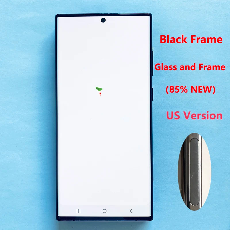 Pantalla 6.8" Super AMOLED con Marco y Digitalizador Táctil para Samsung S22 Ultra 5G (S908/S908U/S908B) (Con Defecto Estético)