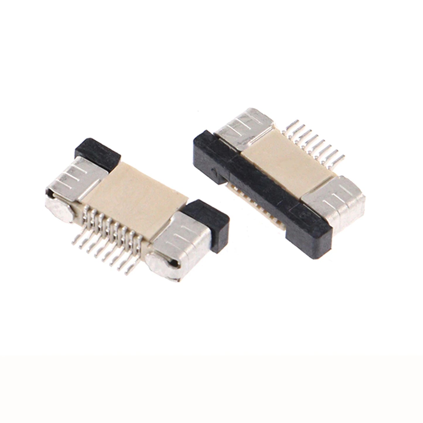 10pcs 0.5mm Pitch FPC Flat Flexible Cable FFC Connector 4P 5 6 8 9 10 12 14 16 20 22 24 30 32 34 40 45 50 60 Pin Top Contact SMT