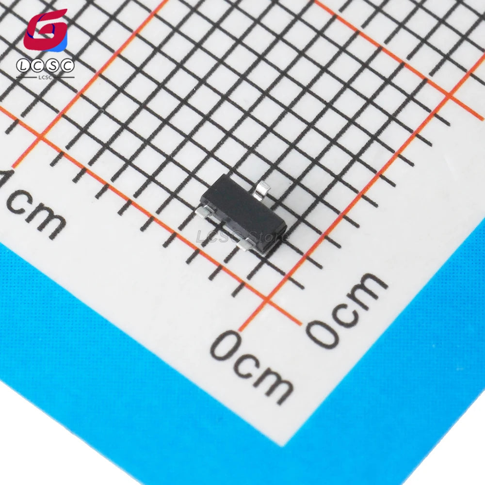 Lote 10/100 Pcs Transistor NPN BC847C (1GW) SMD SOT-23 45V 100mA