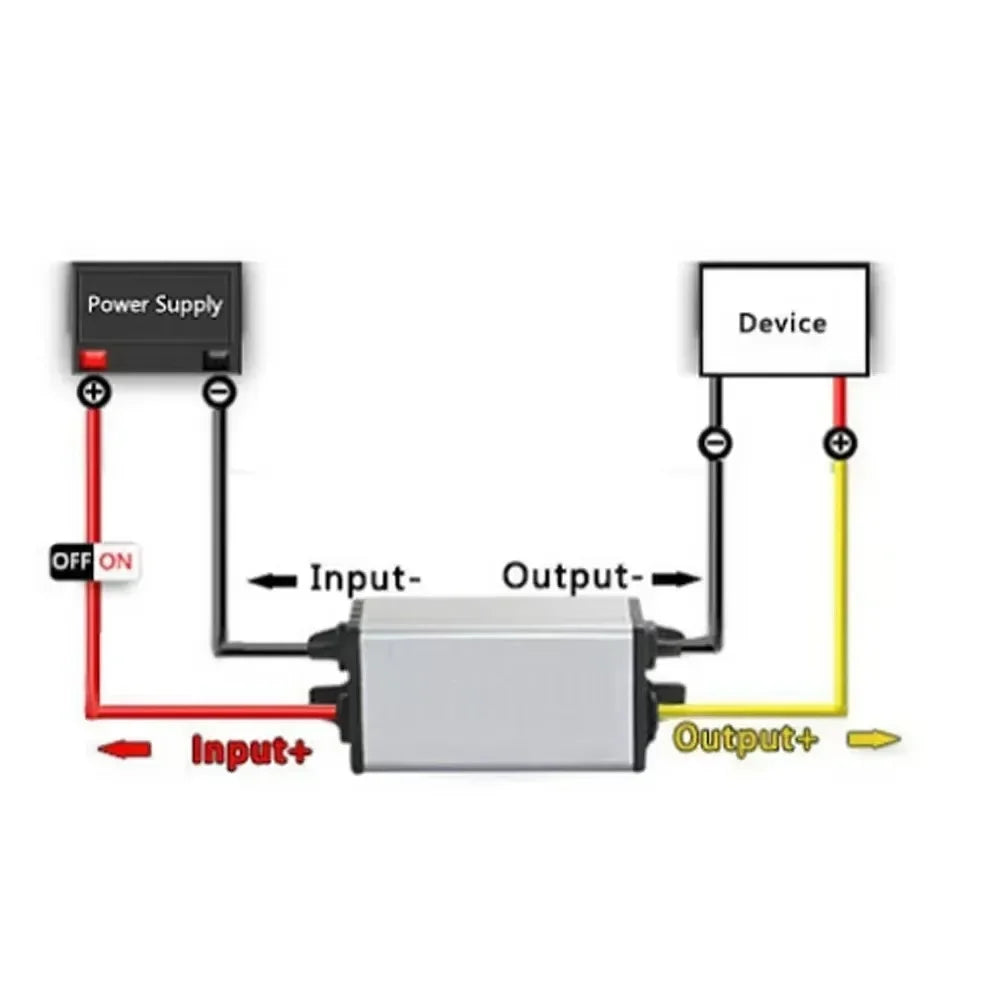 Convertidor Voltaje DC-DC Buck 12V/24V a 3.3V/3.7V/4.2V/5V/6V/7.5V/9V Step-Down (Input 8-31V) CE