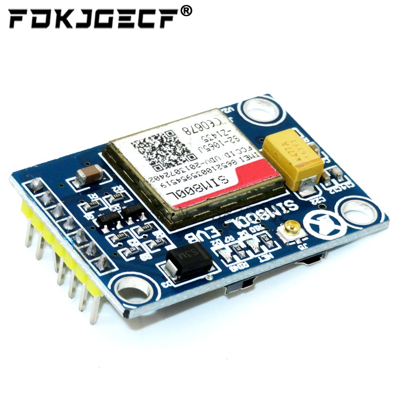 Módulo GSM/GPRS SIM800L V2.0 (5V, Quad-Band) con Antena y Cable