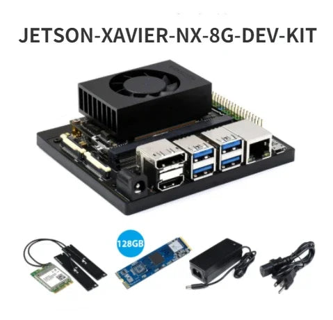 Módulo NVIDIA Jetson Xavier NX con Kit Expansión AI (8GB/16GB EMMC)