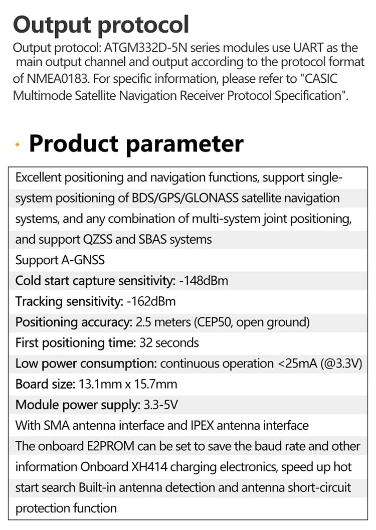Módulo GPS/BDS ATGM336H (Modo Dual) para Control Vuelo/Navegación Satelital (Reemplazo NEO-M8N/6M, Arduino)