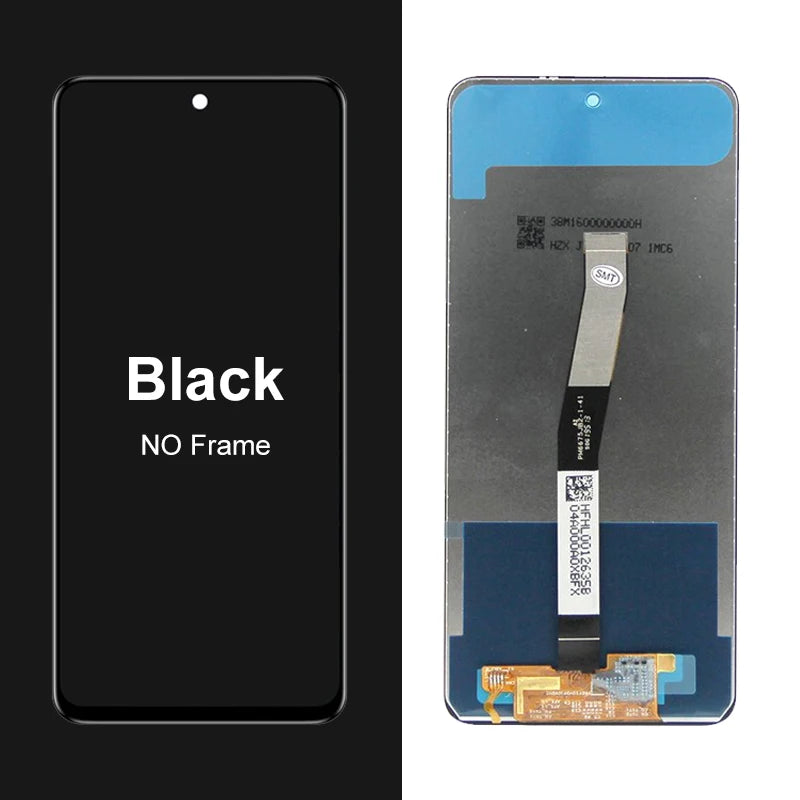 Screen for Xiaomi Redmi Note 9S Lcd Display Digital Touch Screen for Redmi Note 9pro M2003J6B2G M2003J6A1G Display Replacement