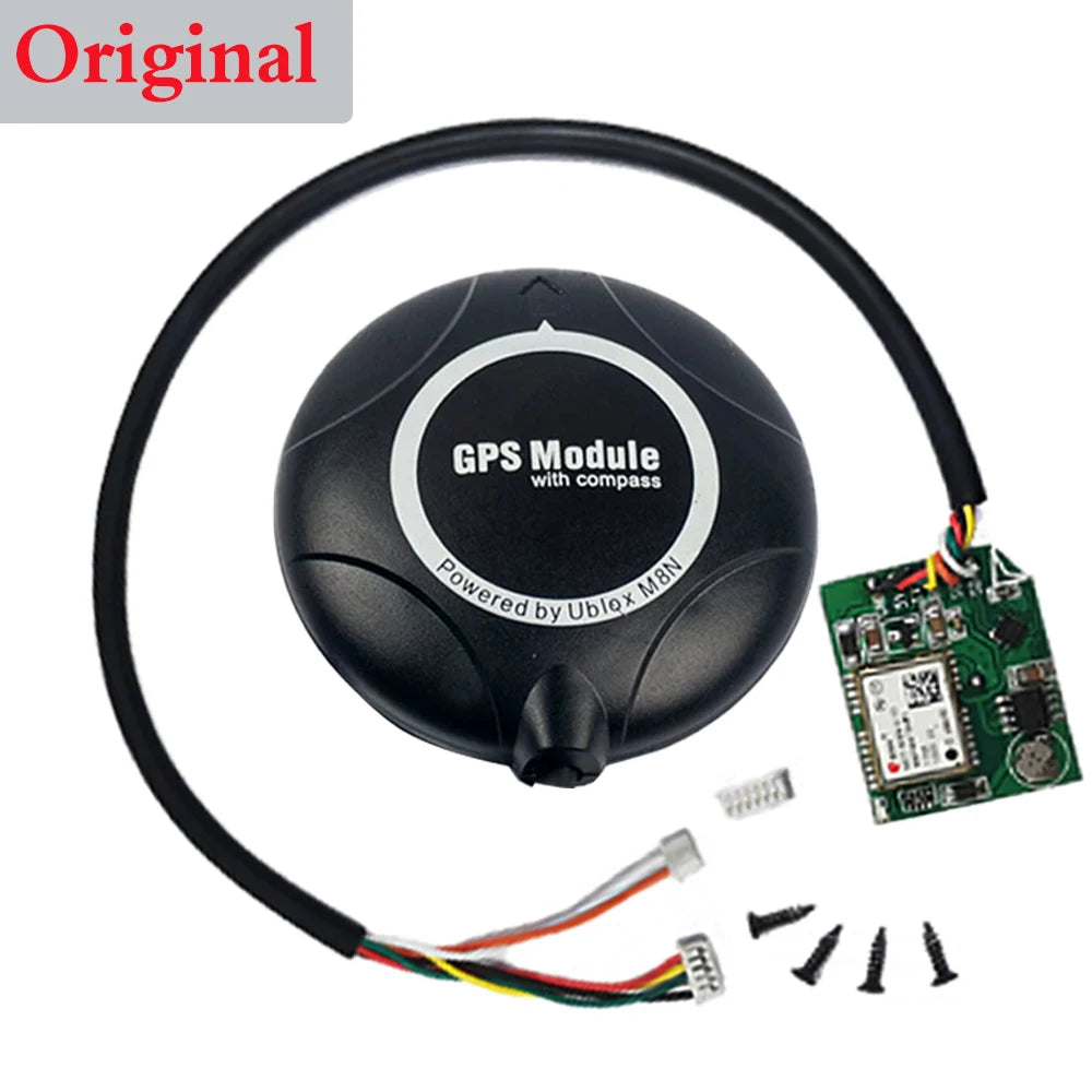 Módulo GPS M8N / M9N (Chip M8/8N/6M) Alta Precisión con Soporte y Compás Integrado para APM 2.6/2.8 / Pixhawk 2.4.6/2.4.8