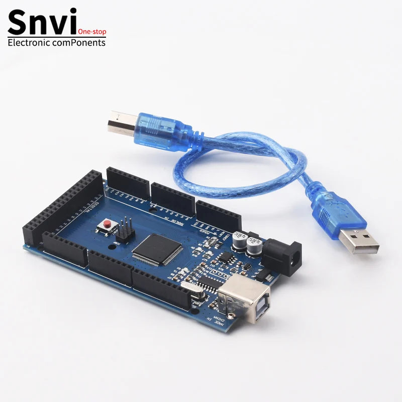 Placa Desarrollo MEGA2560 R3 (ATmega2560-16AU, CH340G) AVR USB / MEGA2560 PRO para Placa Expansión Arduino DIY Kit