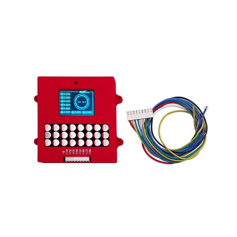 Balanceador Activo Baterías Heltec (4S/6S/8S, 5A) con Pantalla Voltaje - Herramienta LiPo/LiFePO4/NCM/LFP