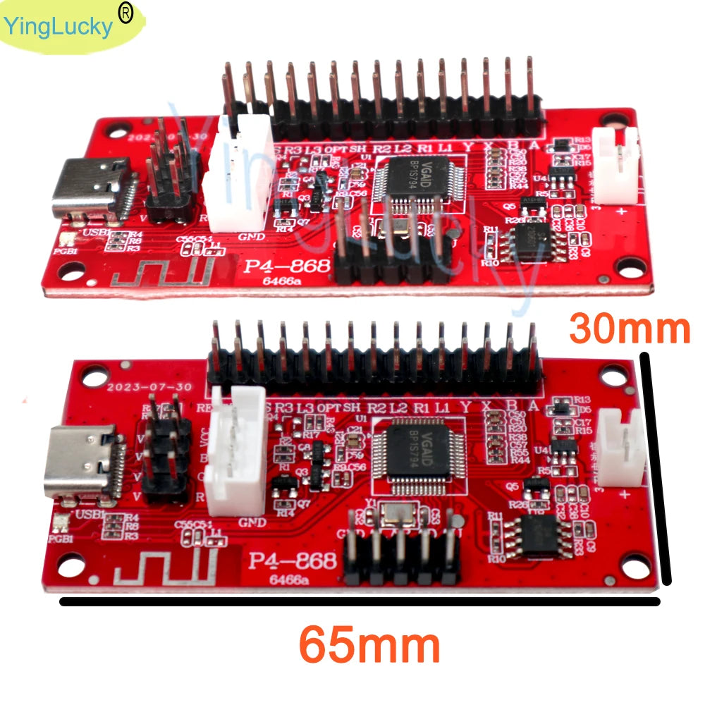 Placa Encoder PCB Joystick Arcade Inalámbrico Bluetooth USB Zero Delay (Controlador 3 en 1) para Sanwa/PC/PS3/PS4 DIY