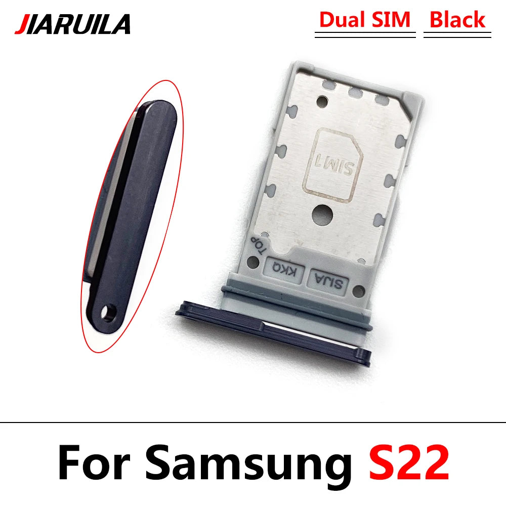 Bandeja Porta SIM/SD Card para Samsung S22 / S22 Plus / S22 Ultra - Repuesto Adaptador + Pin