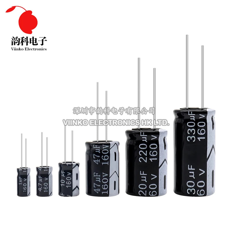 Capacitor Electrolítico Aluminio (0.47uF-1000uF, 10V-450V) - Unidad (Especificar Valor)