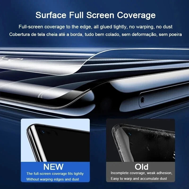 Film Protector Pantalla Hidrogel para Samsung Galaxy S6/S7 Edge / S8 / S9 / S10 Lite / S10E / S20 Plus (Pack 3 Unidades)