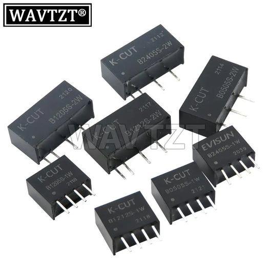 Módulo Fuente Alimentación Regulada Aislada DC-DC 1W/2W (B0505S, B0303S, B1205S, B2405S, B1212S, A1212)