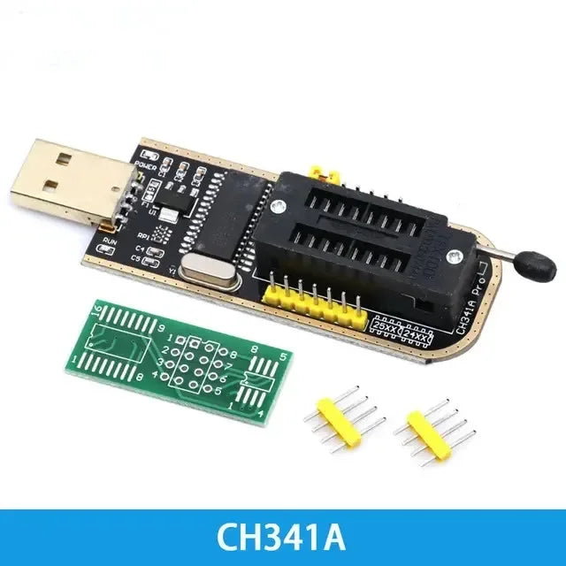 Kit Clip Test SOIC8/SOP8 para Programador USB CH341A EEPROM/Flash 93Cxx/25Cxx/24Cxx