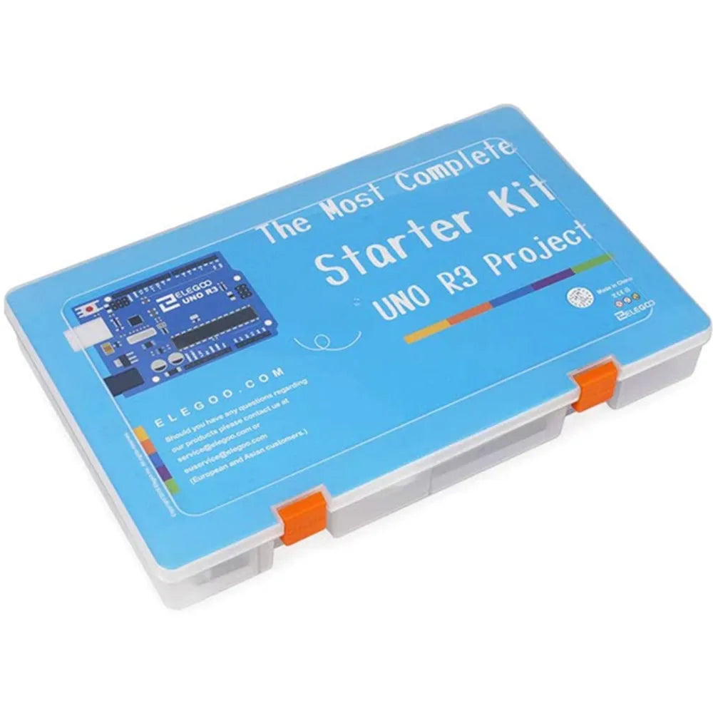 Kit Inicio Completo ELEGOO UNO R3 Project (63 Items) con Tutorial compatible Arduino IDE (Kit Electrónico DIY)