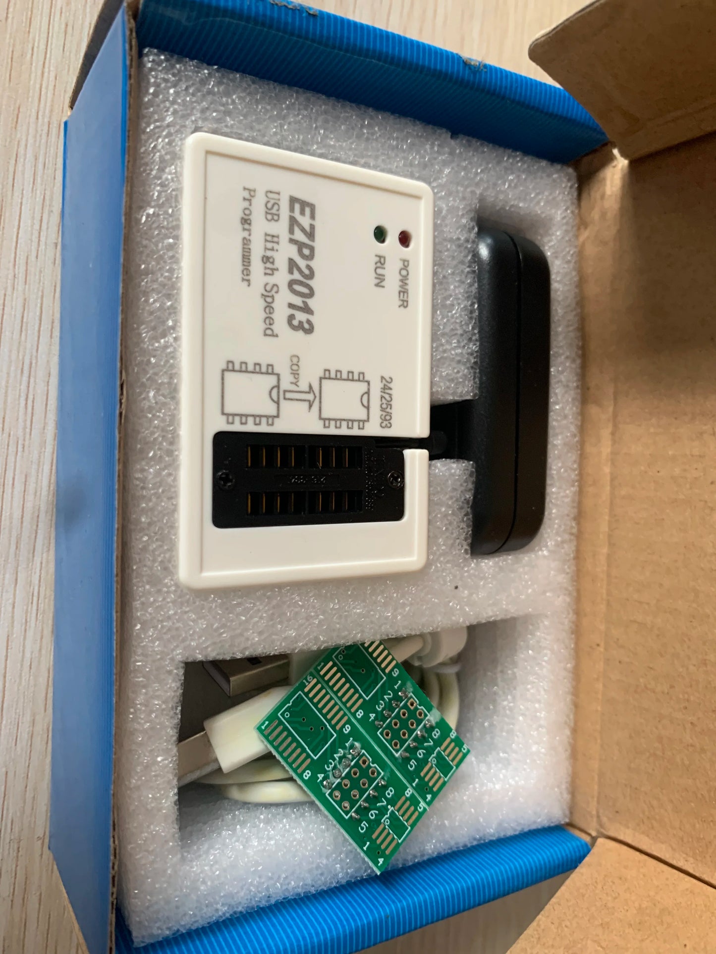 Programador USB SPI Alta Velocidad EZP2019/2020/2025 (Mejor que EZP2010/2013/2017) Soporta EEPROM 24/25/26/93, Flash 25 BIOS