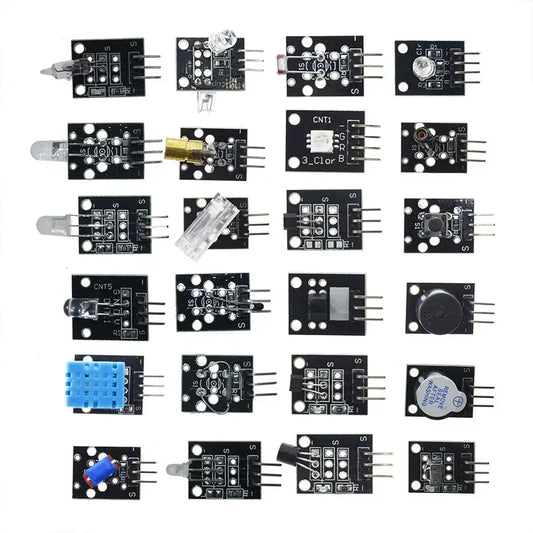 Kit Inicio Módulos Sensores (45 en 1, 16 Tipos) con Caja para Arduino/Raspberry Pi/UNO R3/MEGA2560 (Superior a 37 en 1)