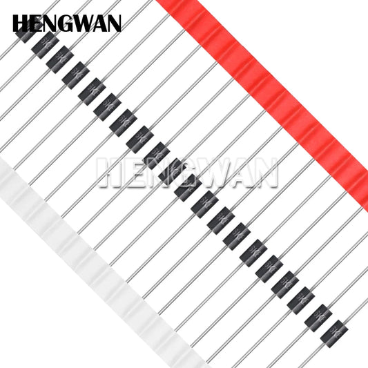 Diodo TVS 1500W DO-201AD - Varios Voltajes (1.5KE7.5A a 1.5KE200A) - Lote 20 Piezas