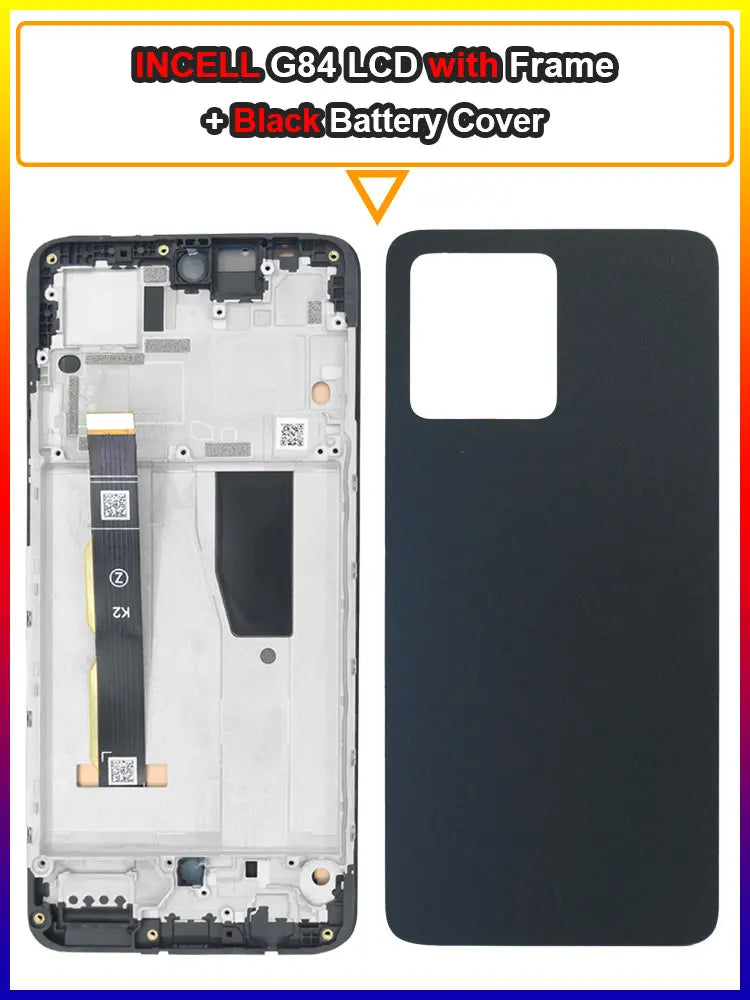 100% Tested LCD for Motorola Moto G84 LCD Display Touch Screen Digitizer Replacement for Moto G84 XT2347 XT2347-1 XT2347-2 LCD