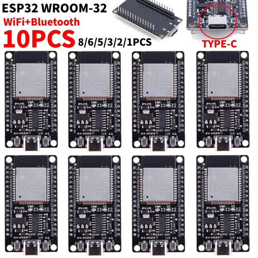 Módulo Desarrollo ESP32 Nodemcu (30 Pines, Tipo C) ESP32-WROOM-32 / ESP32-S WiFi + Bluetooth compatible (1-10 Unidades)