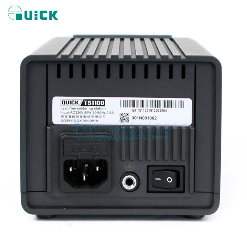 Soldering Stations QUICK TS1100 Welding Station Digital Display Lead-free 90W Intelligent Anti-static Electric Soldering Irons