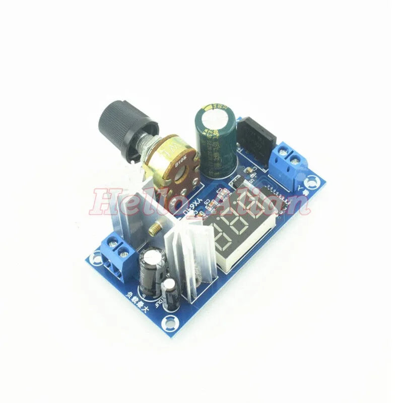 Módulo Regulador Voltaje Mini AC/DC a DC Buck Ajustable Step-Down 3.3V/5V/12V/24V con Display LED